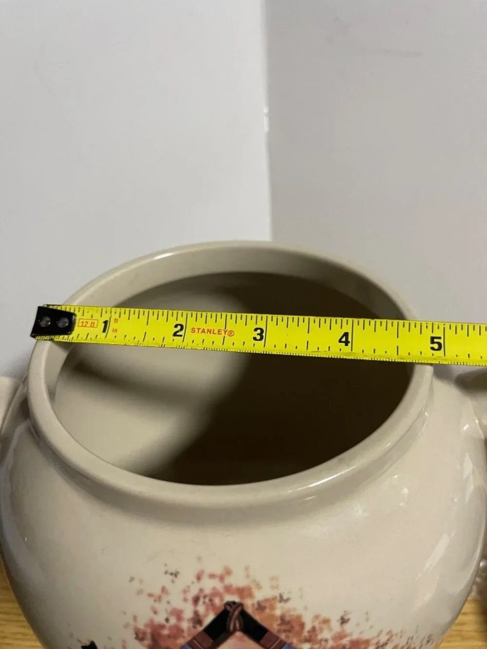 Home & Garden Party Northwoods Collection Canister & Lid Stoneware Cookie JarVTG